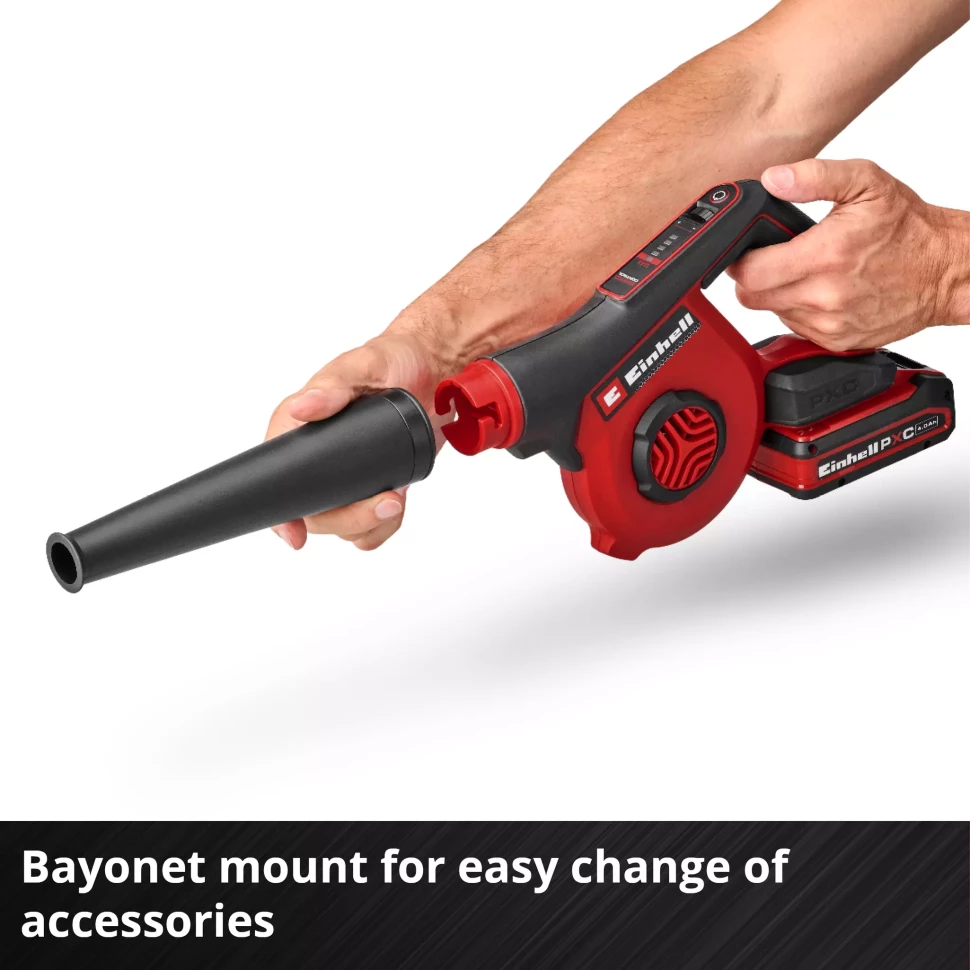 Воздуходувка аккумуляторная Einhell TE-CB 18/270 Li Solo Power X-Change 18 В 270 км/ч (без АКБ и ЗУ 3408045) Киев - изображение 5