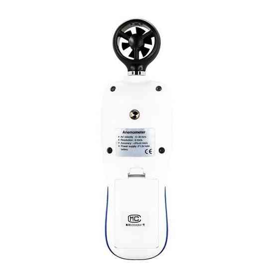 Цифровой крыльчатый анемометр 0,3-30м/с, -10-45°C WINTACT WT82 Чернигов