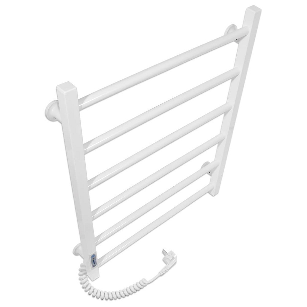 Електричний полотенцесушитель Laris Зебра Альфа ЧК6 500Х600 Е білий, ліве підключення Київ - фото 4
