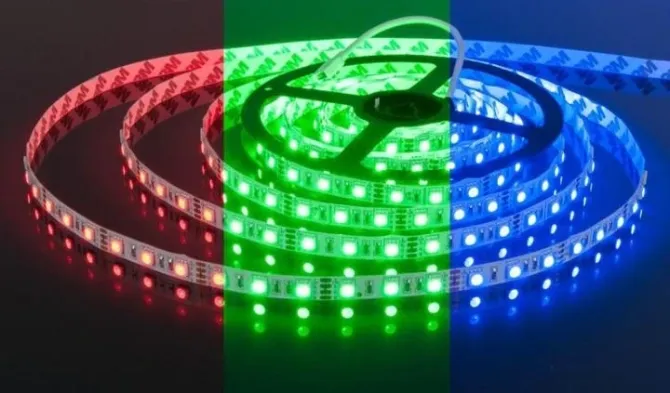 Гирлянда-лента (Rope-Lights) SMD5050-RGB универсальная, пров.:прозрачный, 5м (Разноцветная) 2032 Киев - изображение 3