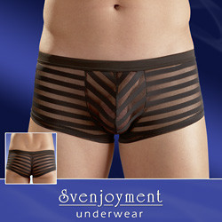 Шорти STRIPES чорні Sex Aura Київ - фото 1