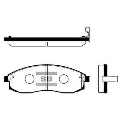 Гальмівні колодки HI-Q SP1256 Вінниця