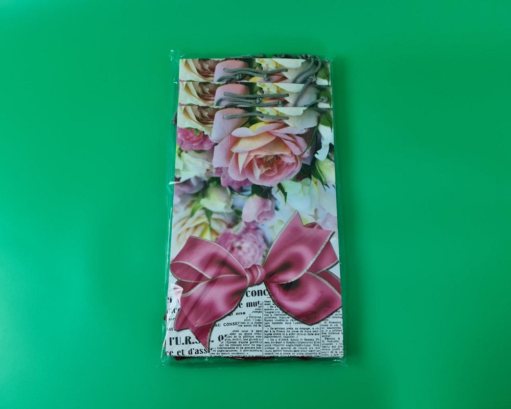 Великий паперовий пакет вертикальний 25/37/8 (артBV-060) (12 шт.) Харків - фото 4