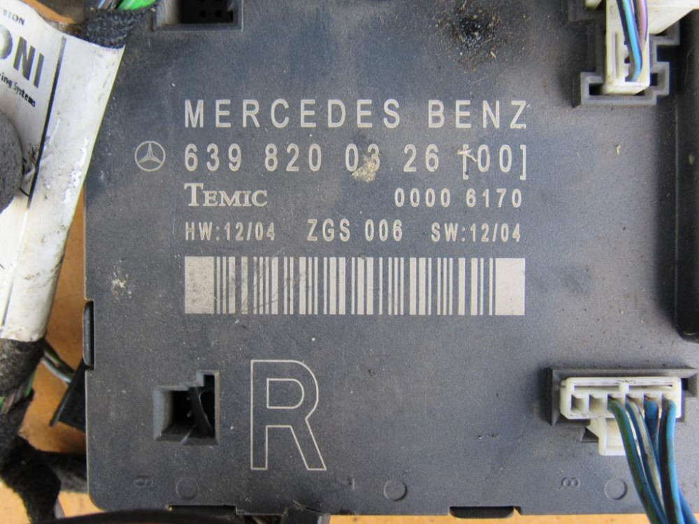Блок керування дверима Mercedes Vito W639 2003-2014 (639820032600) Ковель - изображение 3
