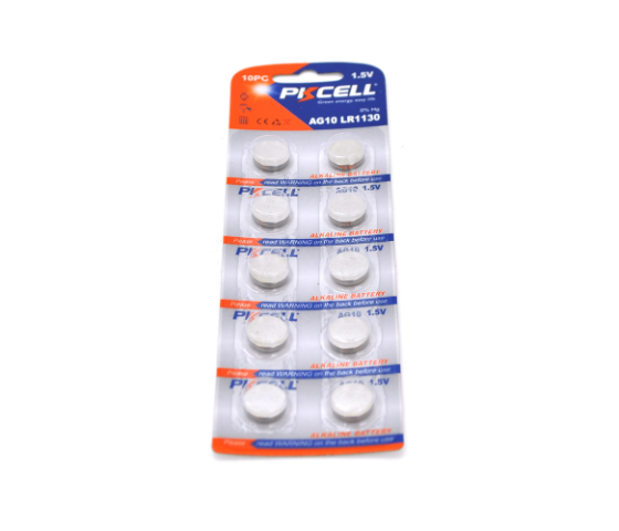Батарейка щелочная PKCELL 1.5V AG10, 10 штук в блистере цена за блистер, Q Полтава