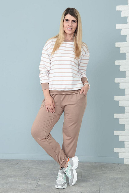 Демисезонный костюм в полоску Delight батал Киев - изображение 8