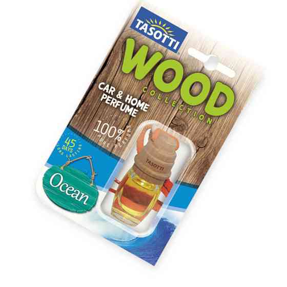 Ароматизатор на дзеркало рідкий 7мл tasotti wood бут.+кірка "ocean" Мукачево