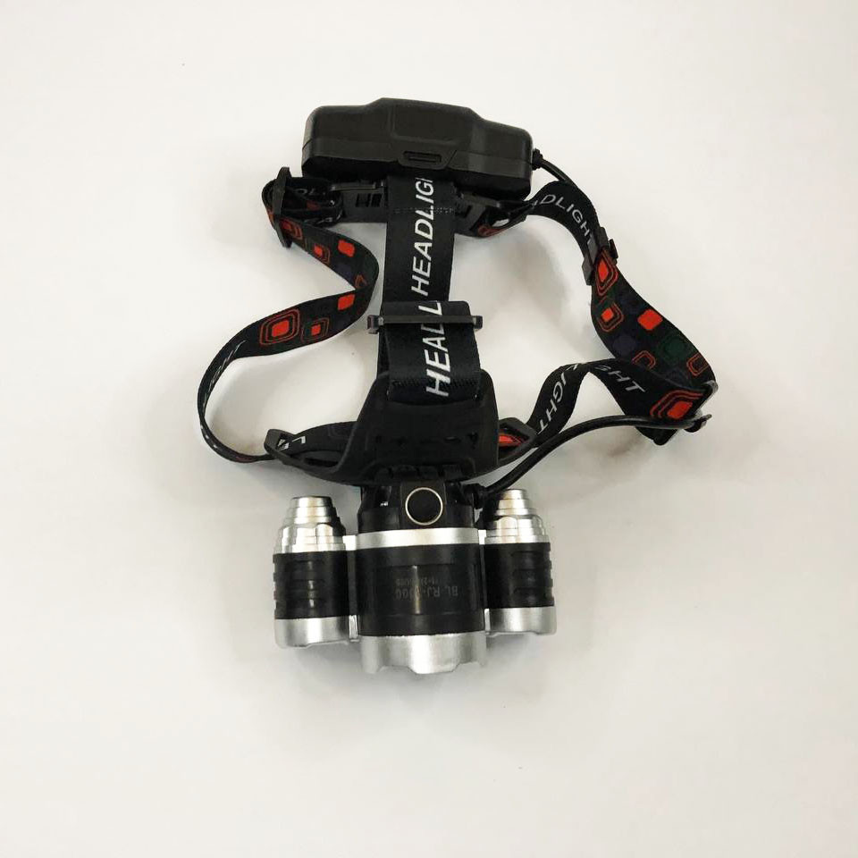 Потужний акумуляторний ліхтарик на голову Police 3000-T6+2XPE, Ліхтар для рятувальників на голову PK-97 Львів - фото 3