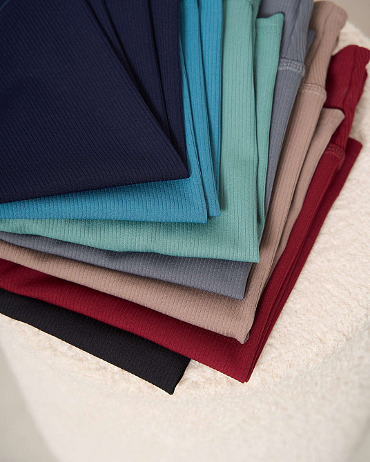 Велосипедки женские в рубчик Nicoletta 10075 L, Черый Киев - изображение 9