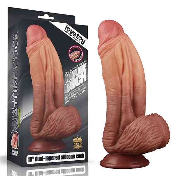 Фаллоимитатор - Dual-Layered Silicone Cock 10