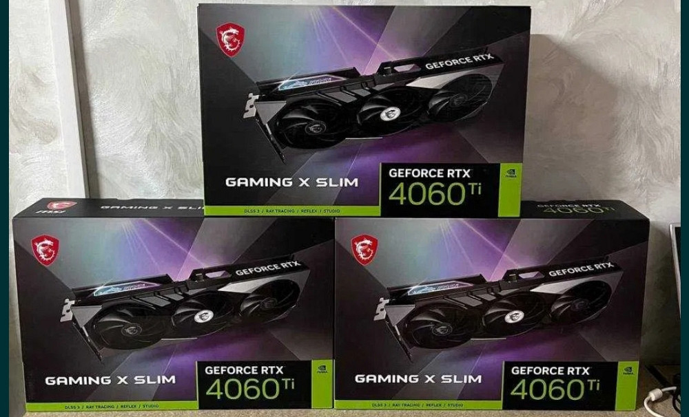 Видеокарта: MSI GeForce RTX 4060Ti GAMING X SLIM 8G Новые! Киев - изображение 1