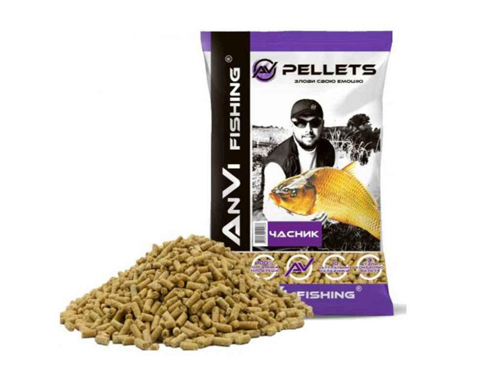 Принада в гранулах Pellets ЧАСНИК 5 мм. 1 кг. ТМ ANVI-FISHING Київ - фото 1