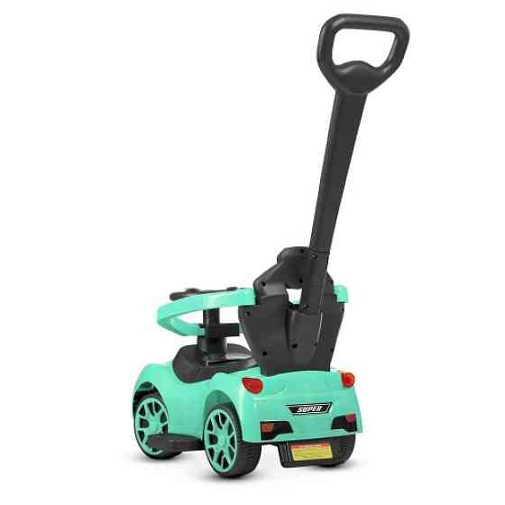 Детская машинка каталка толокар с ручкой SPOKO SP-608 для детей Зеленый Киев