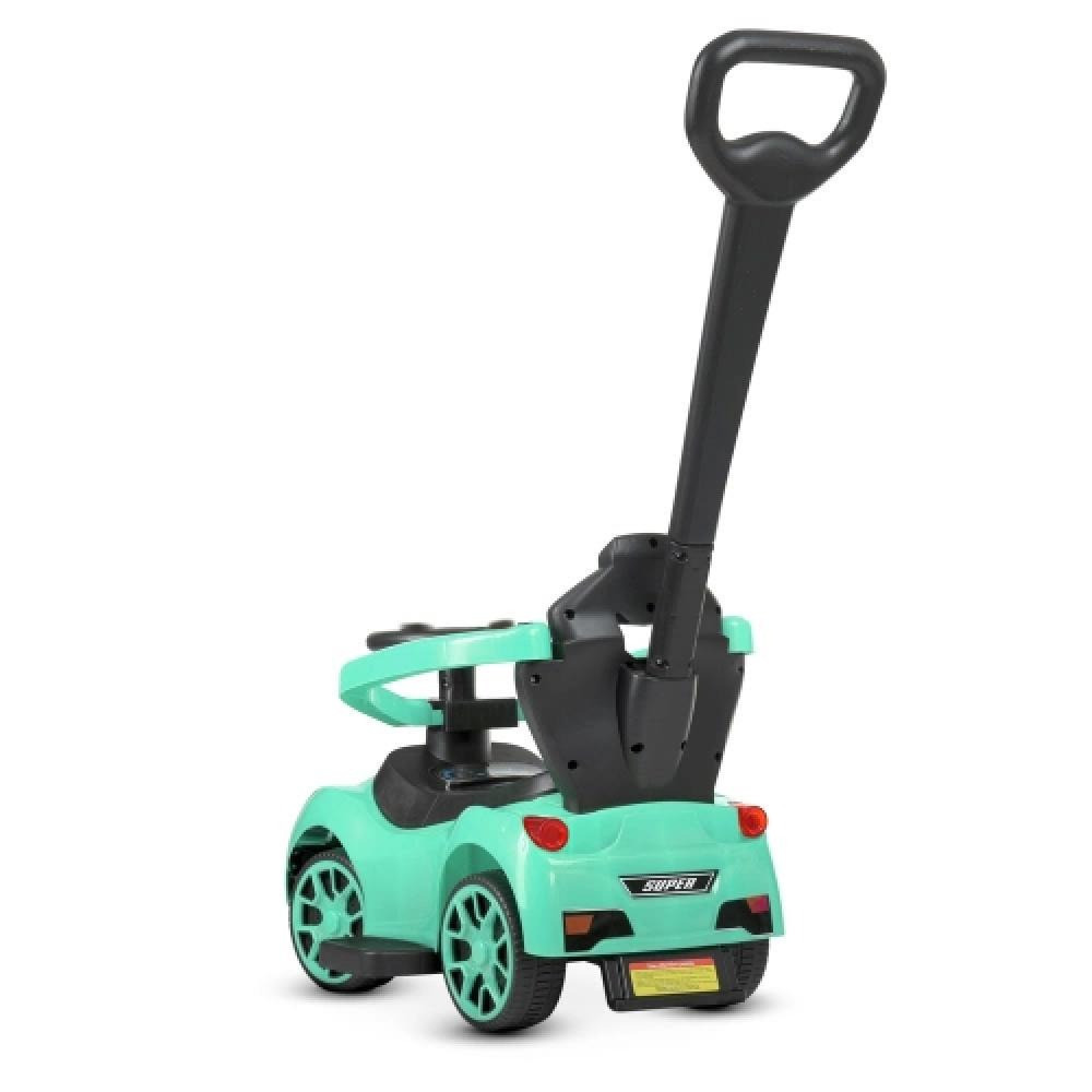 Детская машинка каталка толокар с ручкой SPOKO SP-608 для детей Зеленый Киев - изображение 4