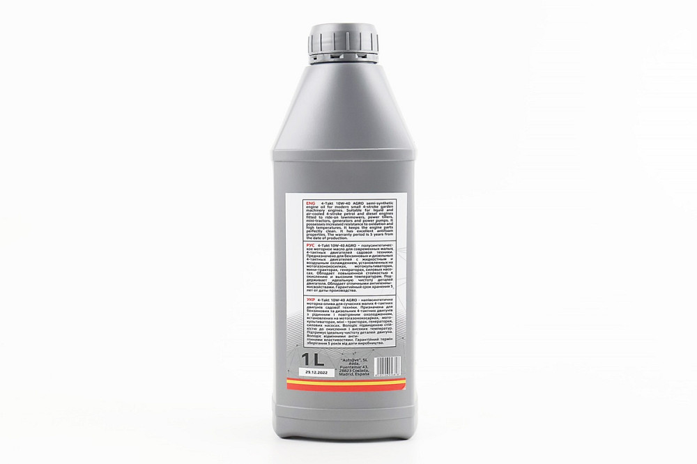 Олива 4T 10W-40 - мінеральна універсальна "AGRO" 1L Київ - фото 2