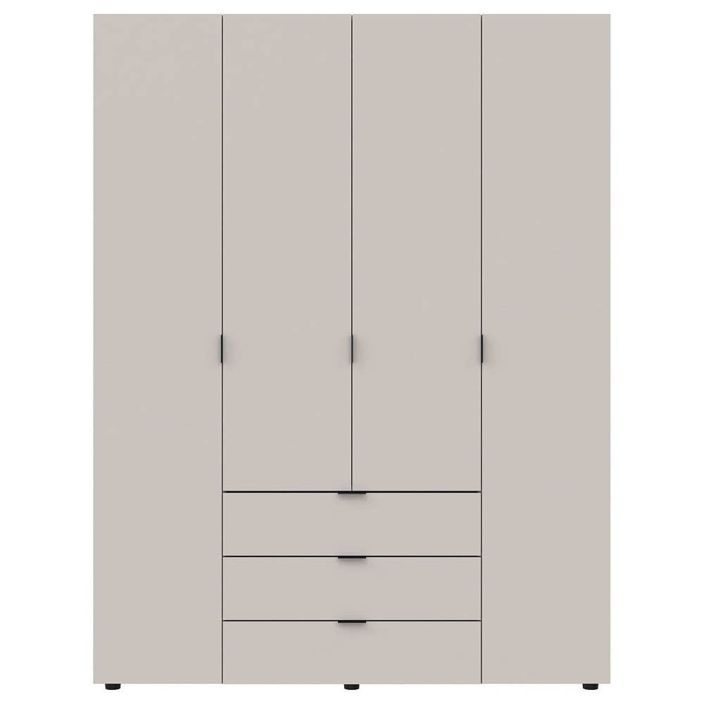 Шкаф распашной для одежды Doros Гелар 155х49,5х203,4 см Кашемир (DRS-011168) Львов - изображение 1