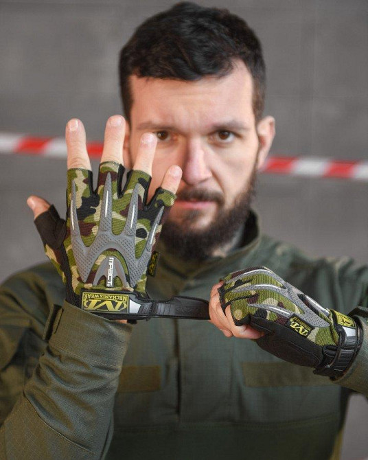 Перчатки тактичні чоловічі безпалі M-PACT Mechanix Одеса - фото 6