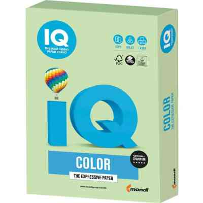 Бумага Mondi IQ color А4 pastel, 160g 250sh Green (MG28/A4/160/IQ) Винница