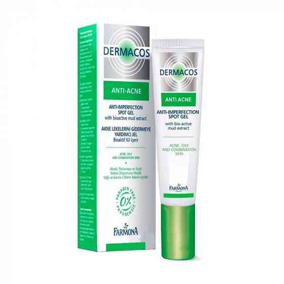 Гель Farmona Dermacos Anti-Acne для проблемної шкіри обличчя 15 мл 5900117095317 Винница
