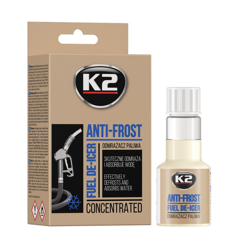 Засіб для видалення води з палива K2 Turbo Anti Frost 50мл Львів - фото 1