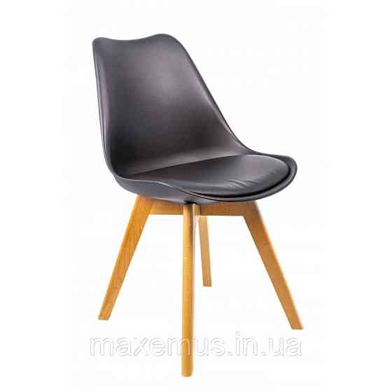 Кресло кухонное для дома и кафе бонро B4 8 7 обеденный стул со спинкой современный стул для кухни черный Мостиська