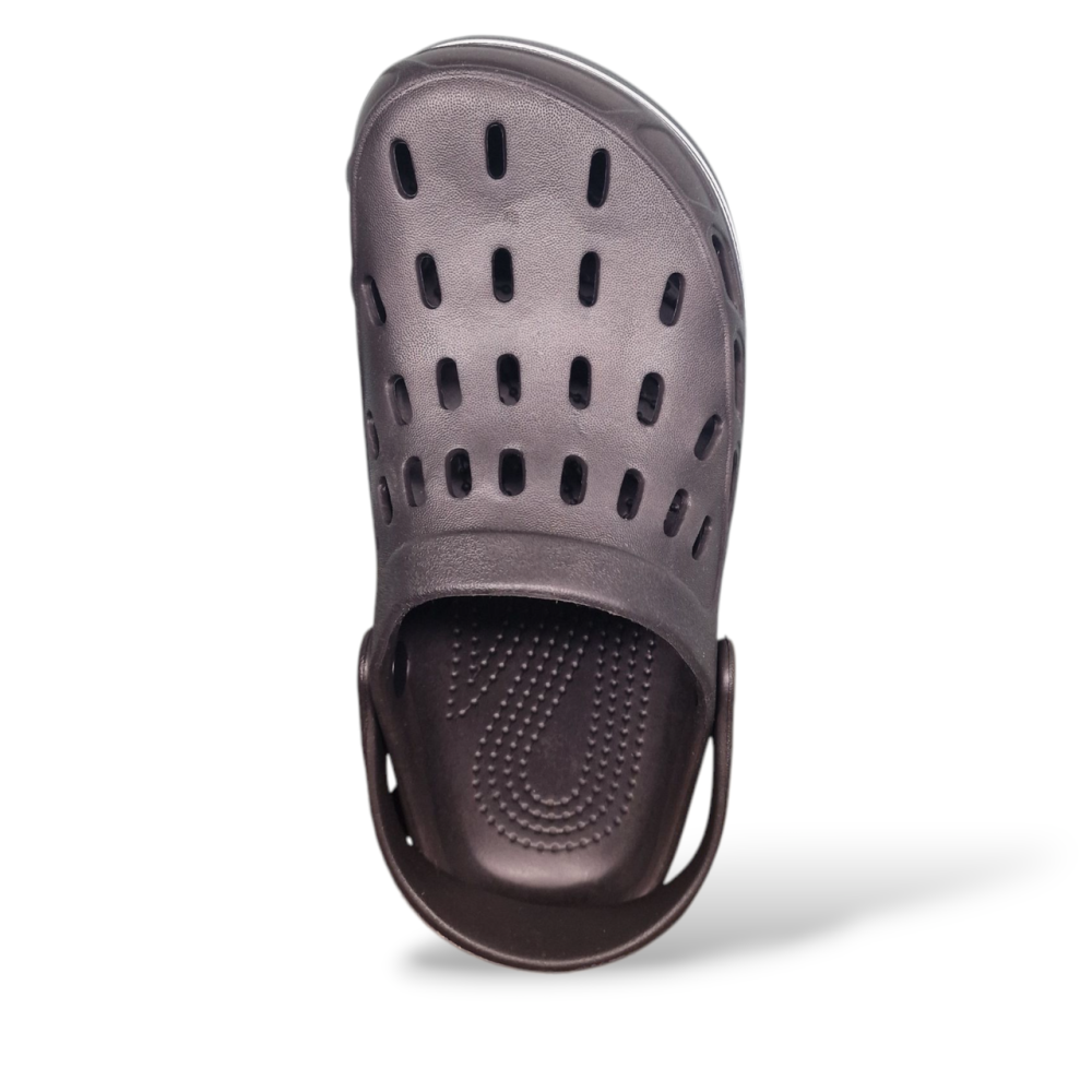 Чоловічі крокси коричневі сабо з великими дірками багато отворів Одеса - фото 4