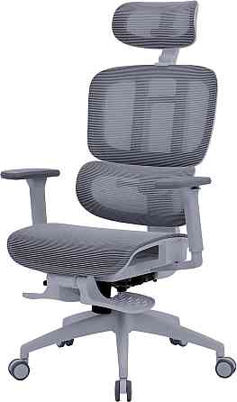 Крісло офісне Officepro Skyline Footrest Gray/Dark Gray (OC750-G-DG-DG) ( 27540 ) Харків