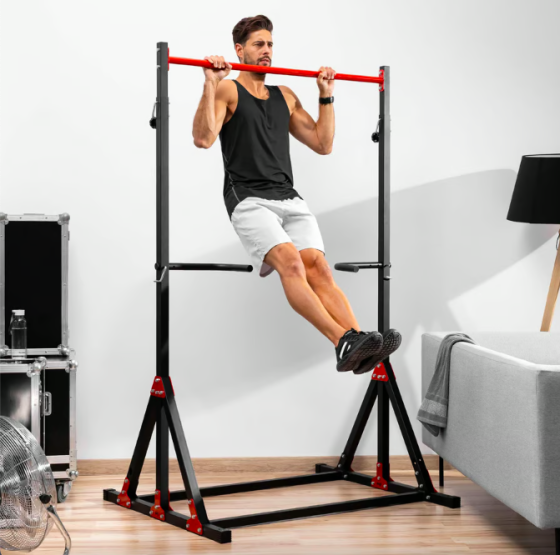 Підлоговий турнік із регульованою висотою багатофункціональний до 200 кг бруси для дому та спортзалу HS-1015K Київ