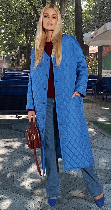 Стьобана куртка з накладними кишенями (46) Київ - фото 5