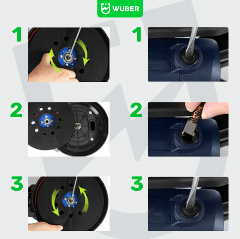 Шліфмашина для стін 1500Вт 230В Wuber (Польща) Київ - фото 5