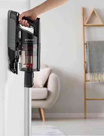 Акумуляторний пилосос Gorenje SVC252FMBK Чорний Харків
