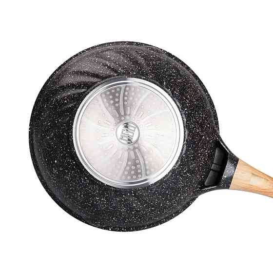 Алюмінієва сковорода 5,5 л, мармурове антипригарне покриття, Ø 30 см, з лопаткою для приготування MGC HP-4-448 Коломия