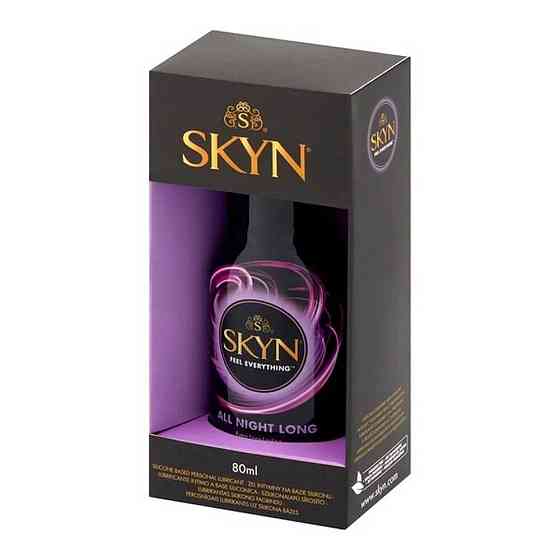 Лубрикант на силиконовой основе SKYN All Night Long 80 мл, чистый состав Sex Aura Киев