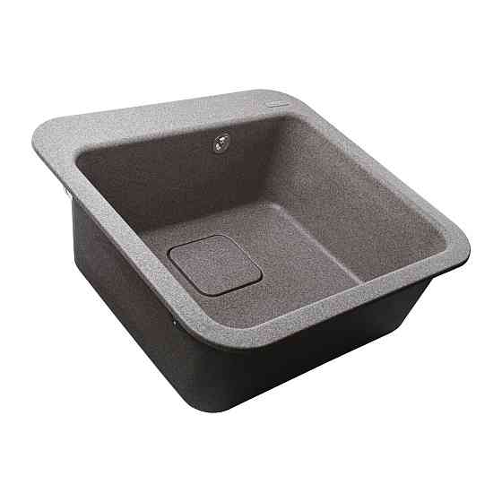 Гранітна мийка Globus Lux BARBORA мокко 510x510мм Київ