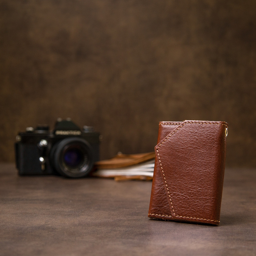 Ключниця з натуральної шкіри GRANDE PELLE 11394 Коричневий Київ - фото 7