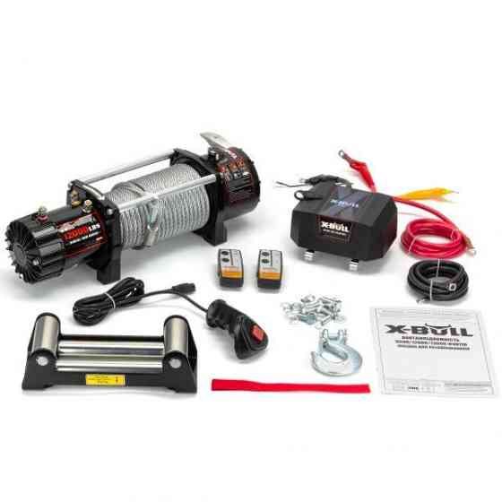 X-BULL 12000LBS Лебідка зі сталевим тросом. Киев