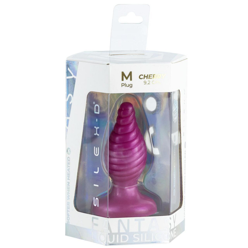 Анальная пробка SilexD Fantasy - Cherry M Plug Sex Aura Киев - изображение 5