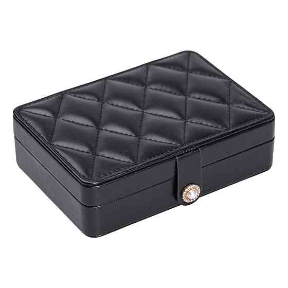 Шкатулка для прикрас з еко-шкіри 16×11 см Київ