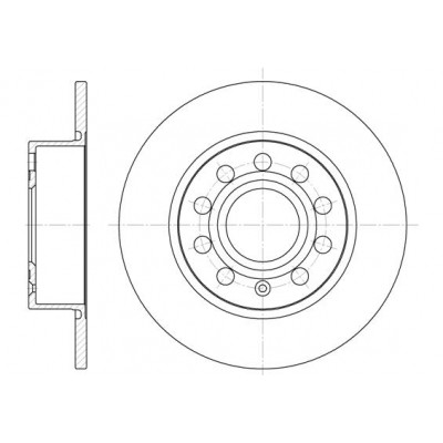 Тормозной диск REMSA 6649.00 Винница - изображение 1