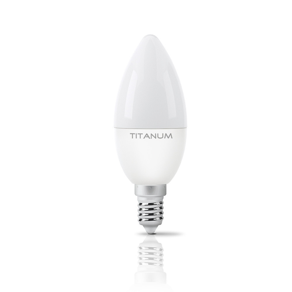 Лампа LED C37 6W E14 4100К 220V Titanum Житомир - изображение 2