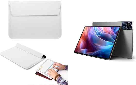 Чехол-конверт VitoCase для Teclast T65 Max, с функцией подставки для планшета Белый Киев