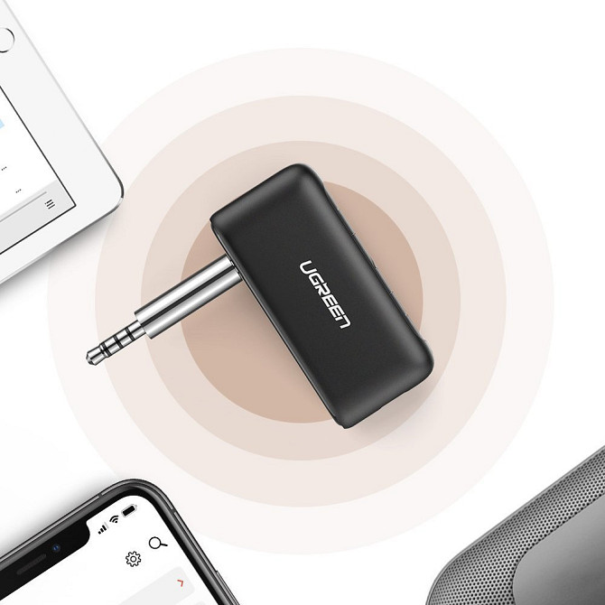 Bluetooth 5.0 приймач UGreen CM276 з AUX-виходом, мікрофоном для автомагнітол, дом.театров 70303 Николаев - изображение 8