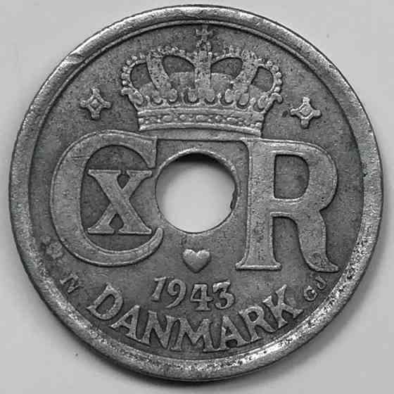 Монета 10 эре 1943, Дания Полтава