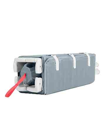 Манеж детский - кровать для новорожденных 2 в 1 со вторым дном Porta CRL-18103 Mint Green 125*65 см CARRELLO серый Кривой Рог