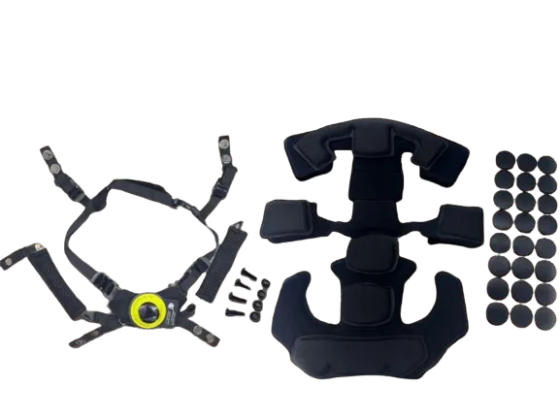 Универсальная система креплений для шлема Wendy system с подушками (Черный) Винница