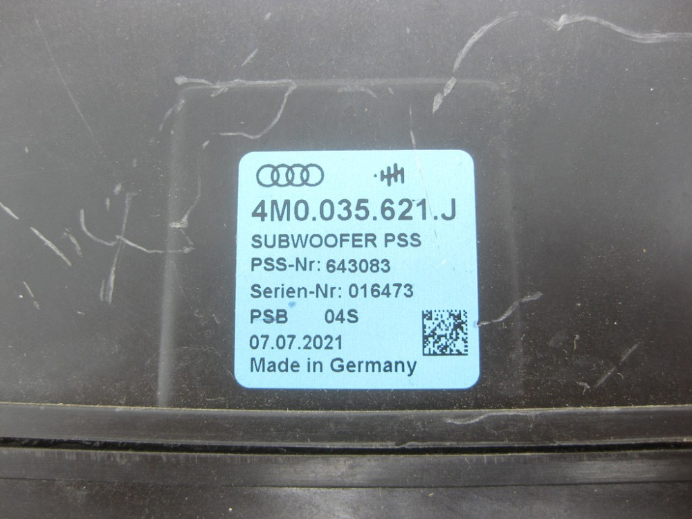 VAG  4M0035621J Сабвуфер у багажнику Одесса - изображение 5