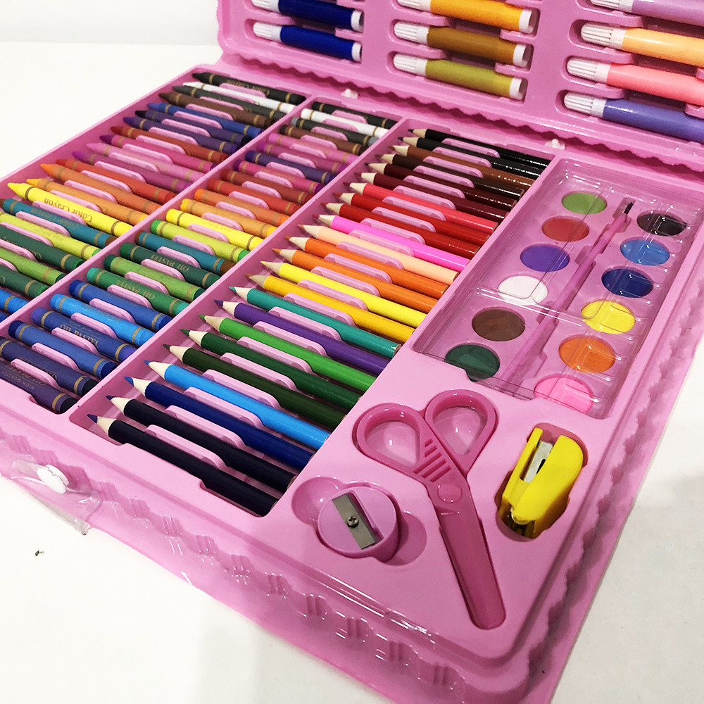 Валіза для малювання 208 предметов, Набір для творчості в алюмінієвій валізі Валіза малювання JK-13 Львів - фото 2