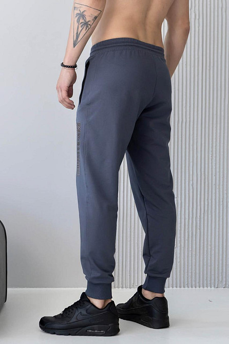 Штани джогери чоловічі TotalFit EM1 M, Синій Київ - фото 4