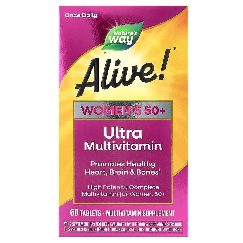 Мультивітаміни для жінок Nature's Way Alive! Women's 50+ Multi-Vitamin 60 таблеток Київ - фото 2
