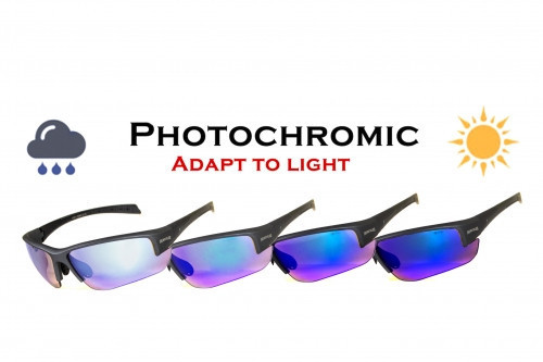 Окуляри фотохромні (захисні) Global Vision Hercules-7 Photochromic Anti-Fog (G-Tech™ blue), фотохромні дзеркальні сині Запоріжжя - фото 8